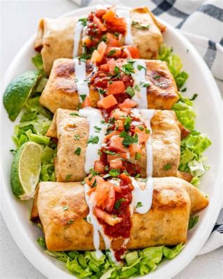  Chimichanga - Mausteisen täytteinen tortilla, joka on paistettu kultaiseksi ja täydellisyyteen!